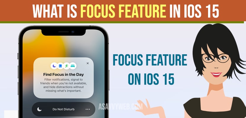 Focus feature in IOS 15