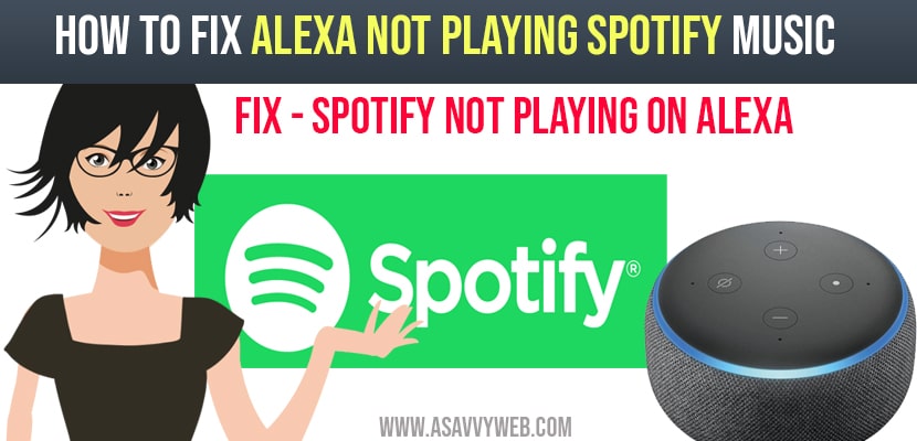 How to Fix Alexa Not Playing Spotify Music