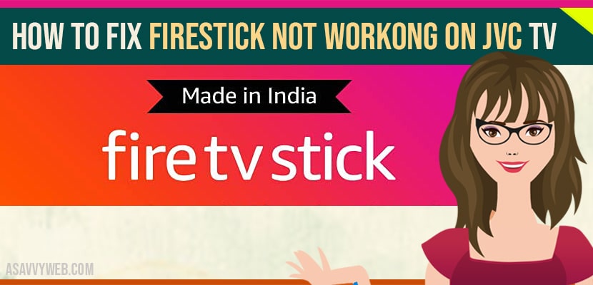 How to Fix Firestick not working on JVC Smart tv