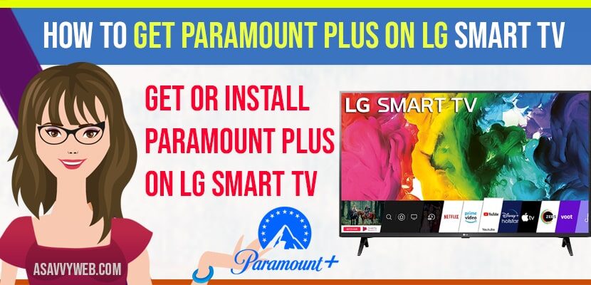 paramount plus lg webos