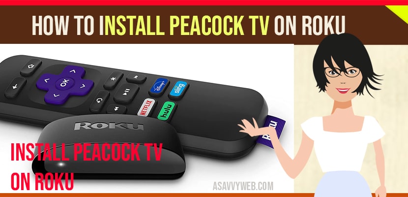 install peacock tv on roku