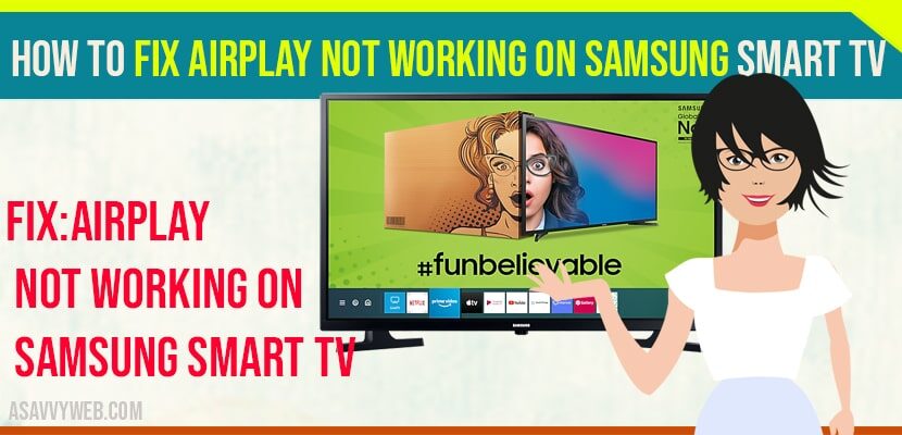 Airplay not Working on Samsung Smart TV