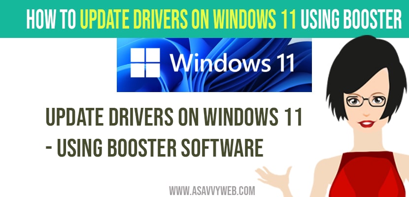 update drivers on windows 11 - booster