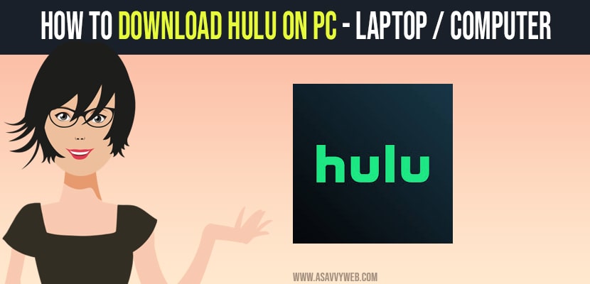 download hulu app on computer