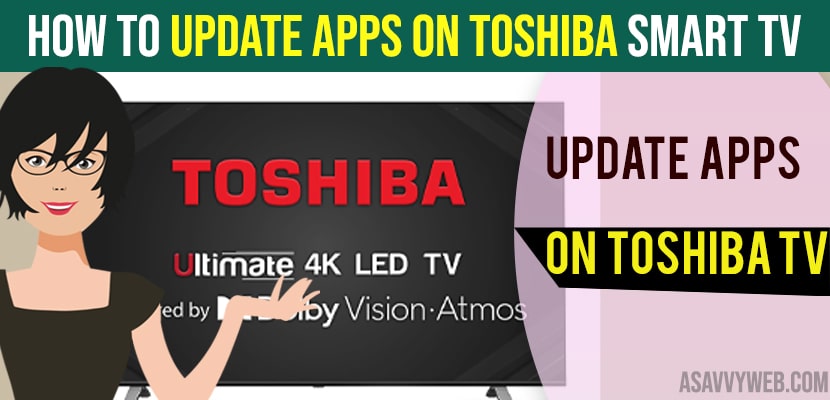 Update apps on toshiba smart tv