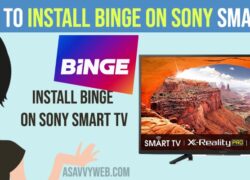 How to Install Binge on Sony Smart TV