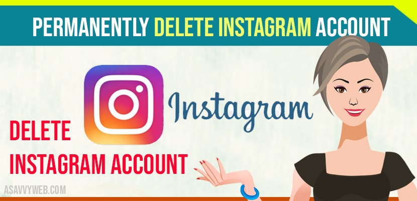 Permanently delete Instagram Account