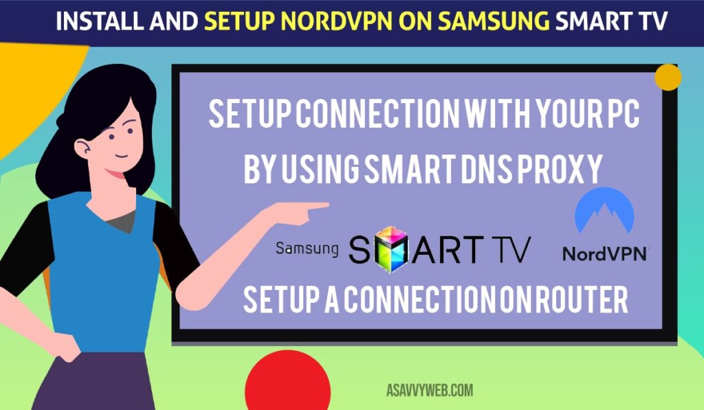 Install and Setup NordVPN on Samsung Smart tv