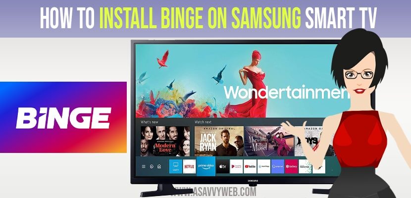 install binge on samsung smart tv