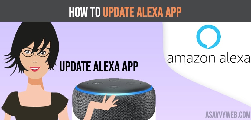How to update alexa app