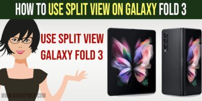 use split view on samsung galaxy z fold 3