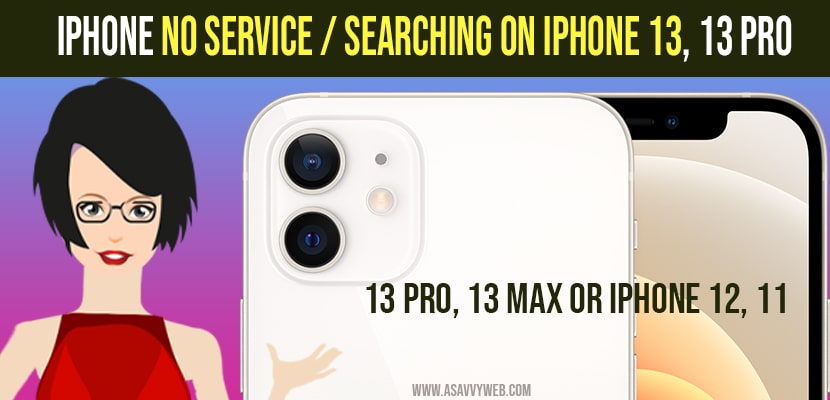 iphone no service - searching on iPhone 13