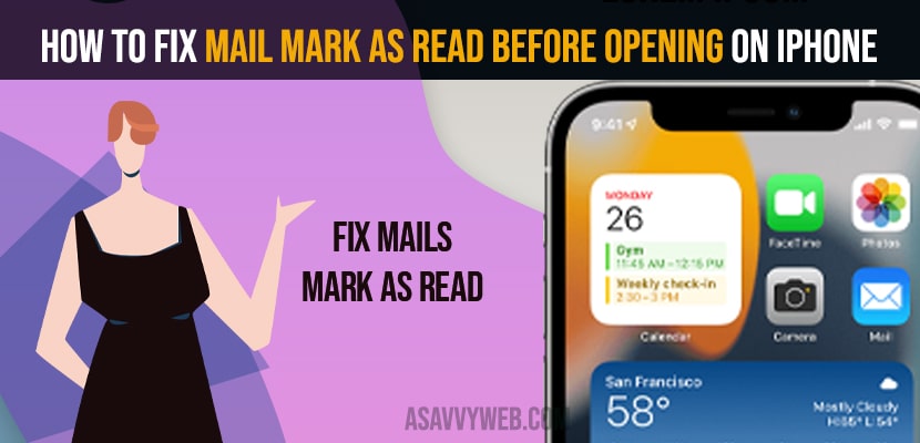 How to Fix Mail Mark as Read Before Opening on iPhone