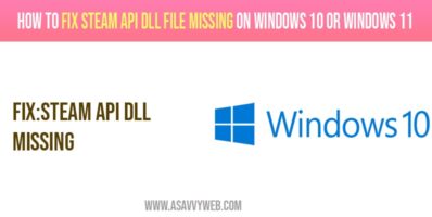 How to Fix Steam API dll is Missing Windows 11 / Windows 10