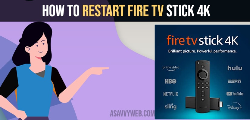 How to Restart Fire tv stick4k