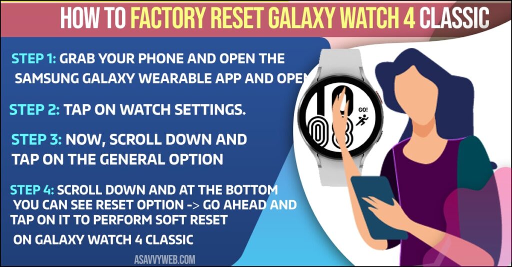 Factory Reset Galaxy Watch 4 Classic