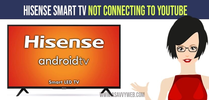 Hisense Smart TV Not Connecting to YouTube