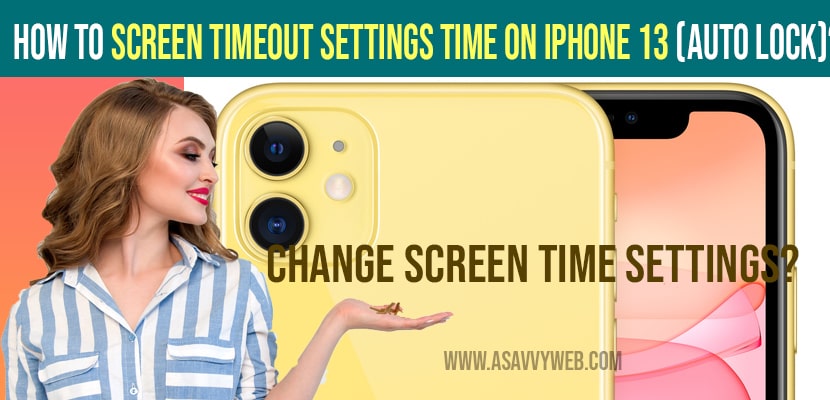 Change screen time settings on iPhone