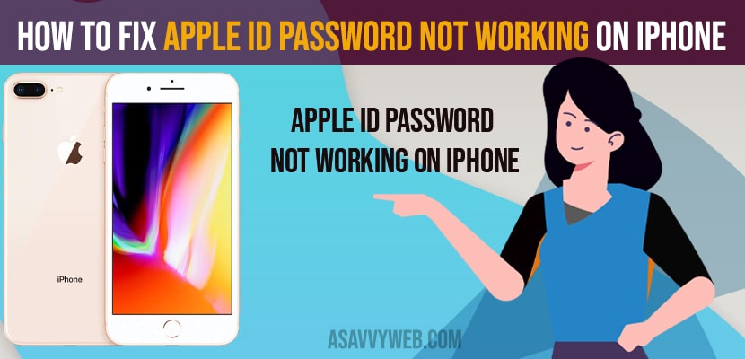 How to fix Apple ID password Not Working on iPhone