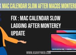 Mac Calendar Slow After MacOS Monterey Update