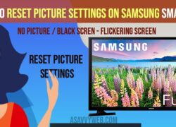 How to reset picture settings on samsung smart tv