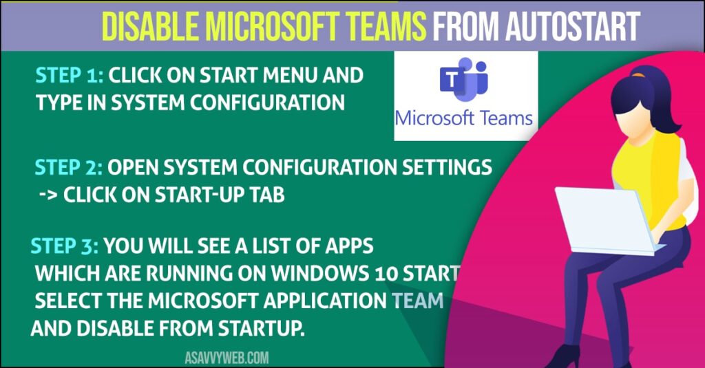 Disable Microsoft teams from Autostart