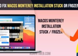 How to Fix Macos Monterey installation Stuck or Frozen Update