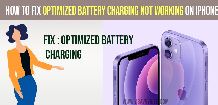 How to Fix Optimized Battery Charging Not Working on iPhone