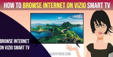 Browse Internet on Vizio Smart TV