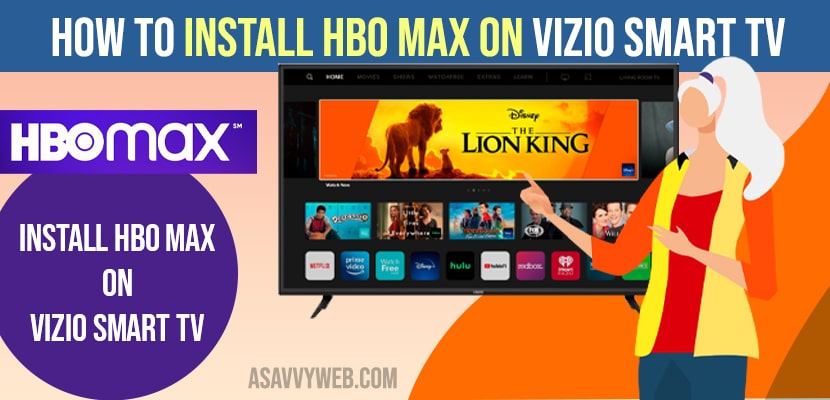 How to Install HBO MAX on Vizio smart TV