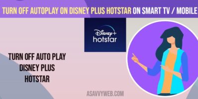 Turn OFF Autoplay on DisneyPlus Hotstar