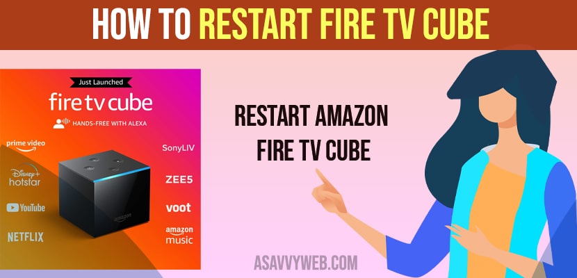 how to restart amazon fire tv cube
