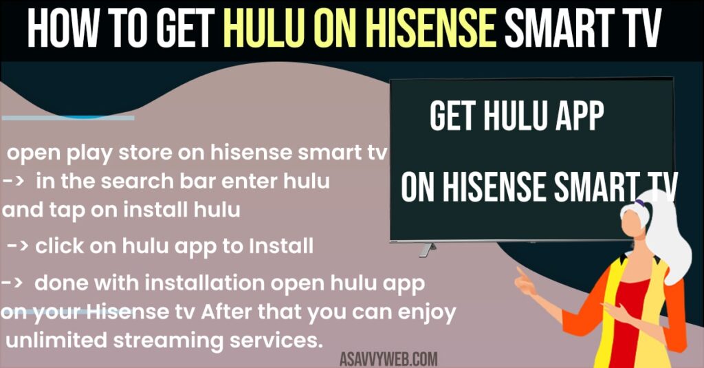 Get Hulu App on Hisense Smart TV