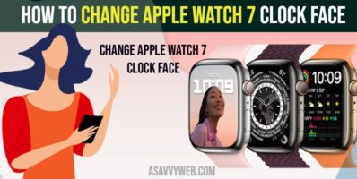 Change Apple Watch 7 Clock Face
