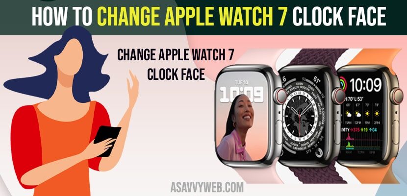 Change Apple Watch 7 Clock Face
