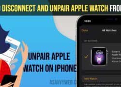 Disconnect and Unpair Apple Watch from iPhone