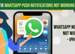 Fix Whatsapp Push Notifications Not Working on iPhone
