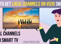 Get local channels on Vizio smart TV
