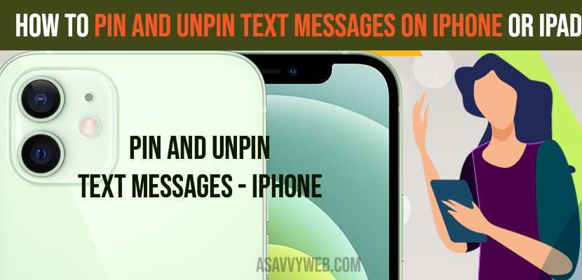 Pin and Unpin Text Messages on iPhone or iPad