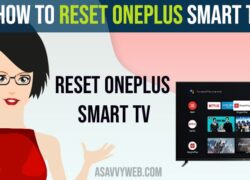 how to reset oneplus smart tv