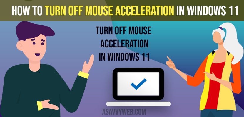 Turn off Mouse Acceleration in Windows 11