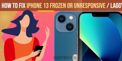 How to fix iPhone 13 Frozen or Unresponsive or Laggy