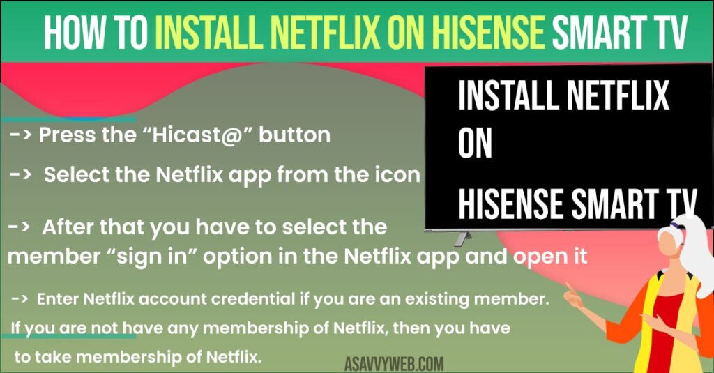 How to install Netflix on Hisense smart TV