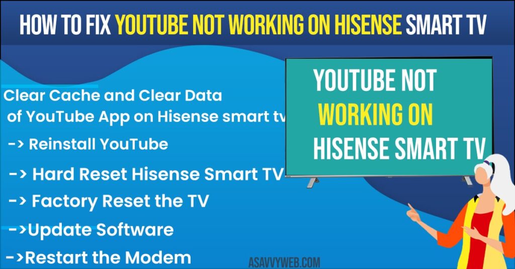 Youtube Not Working on Hisense Smart tv