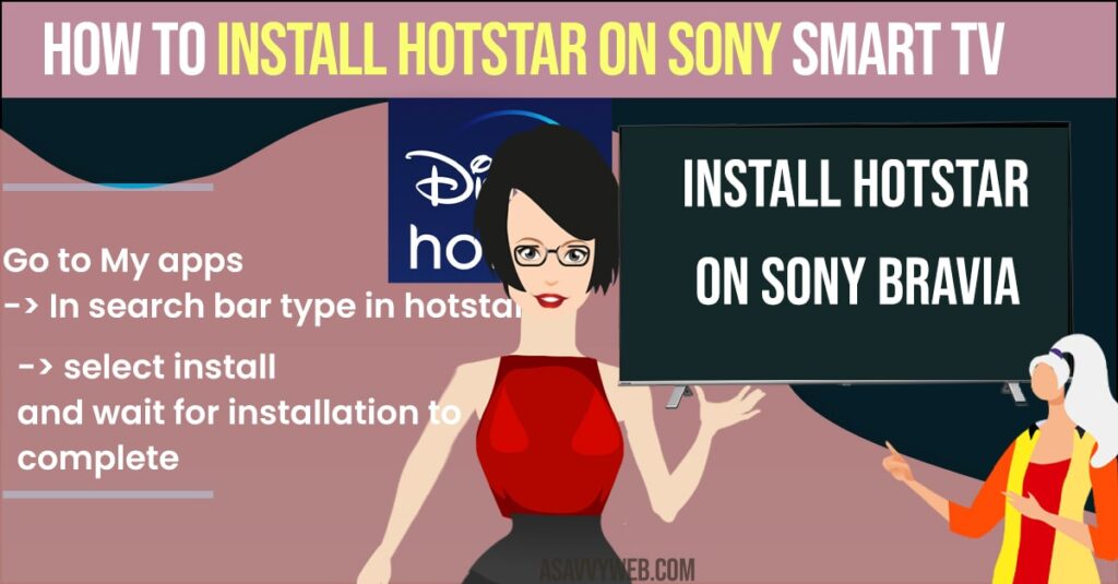 Install Hotstar on Sony smart TV