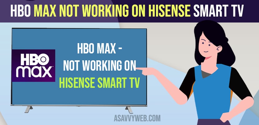 HBO Max Not Working on Hisense Smart tv