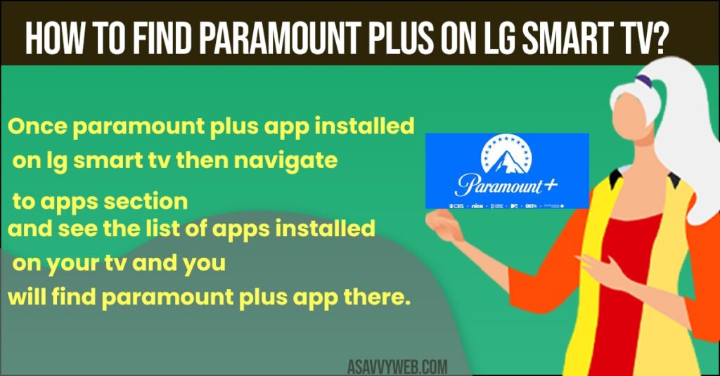 Get Paramount Plus on LG Smart tv