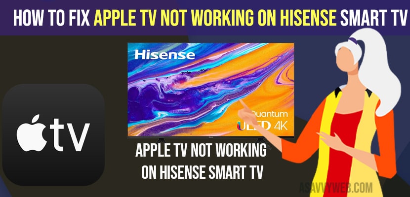 apple tv Not Working on Hisense Smart tv