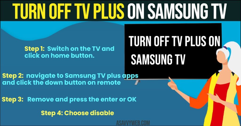 Turn off TV plus on Samsung TV