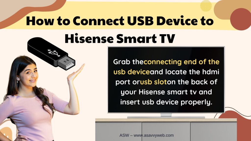 connect usb to back of hisense smart tv